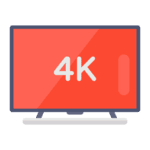 4k tv icon